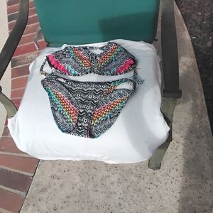 Source Unknown Multicolor Zigzag Bikini